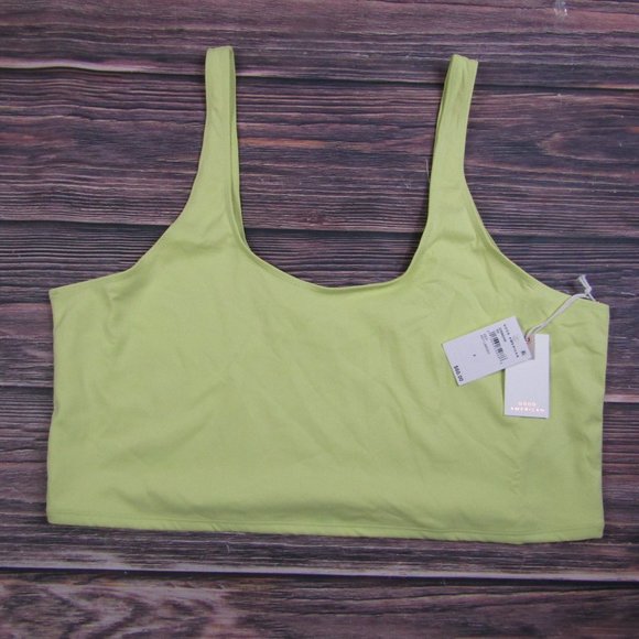 Good American Other - Good American NEW Womens 5XL Key Lime Scuba Swim Tank Top